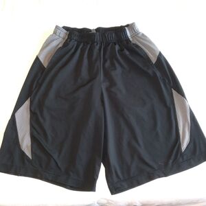 Champion Men's Black Athletic Shorts W/Gray Panels S Sporty Casual Summer